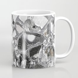 Silver Mirrored Mosaic Coffee Mug