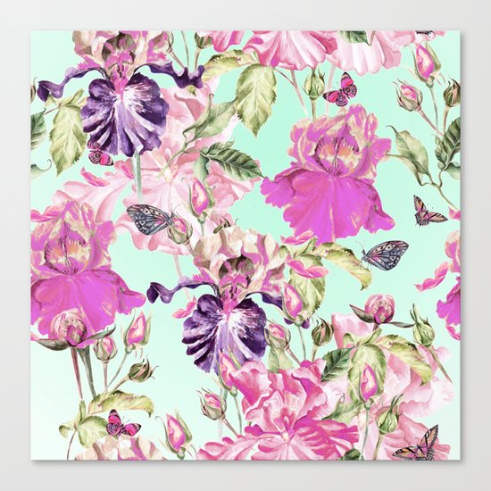Wild wildflowers Canvas Print