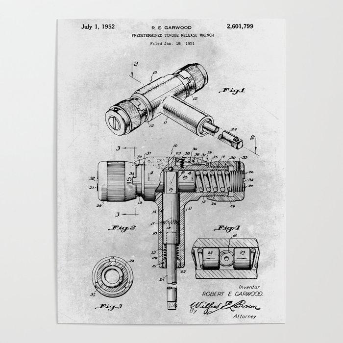 Torque Wrench Poster by Xavier Vieira Society6