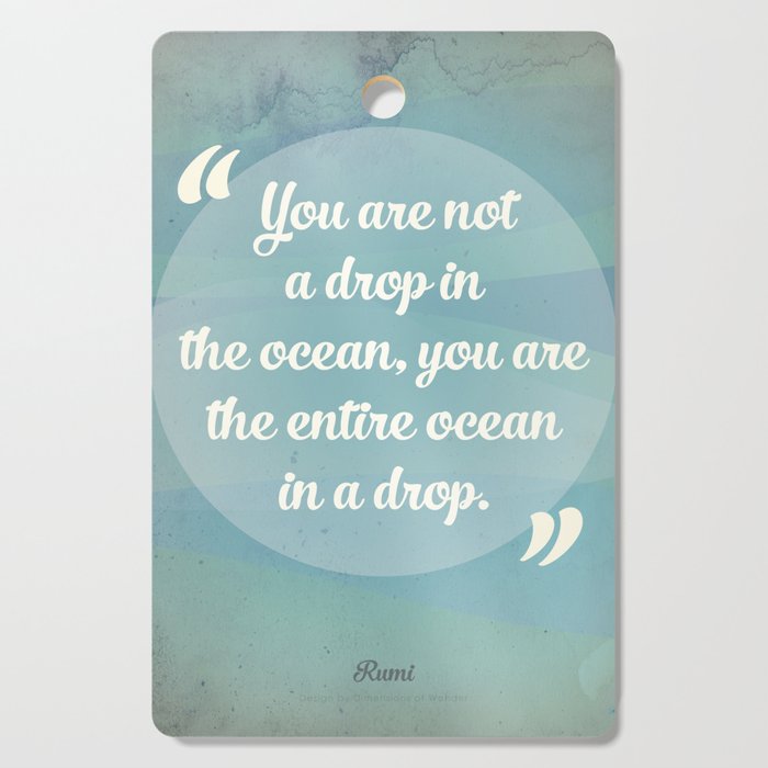 Rumi Ocean Drop Cutting Board