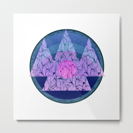 Northern mountains Metal Print