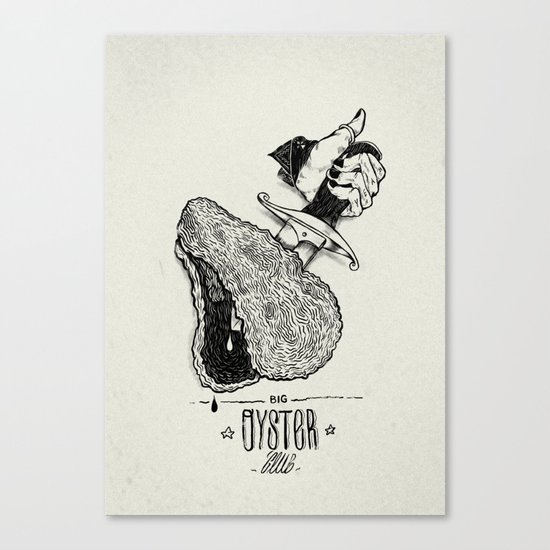 Oyster Club Canvas Print