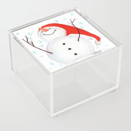 Joyful Snowman Acrylic Box