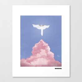 The fallen angel Canvas Print