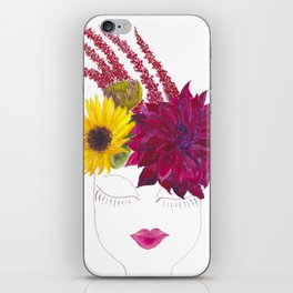 Blooms On the Brain iPhone Skin