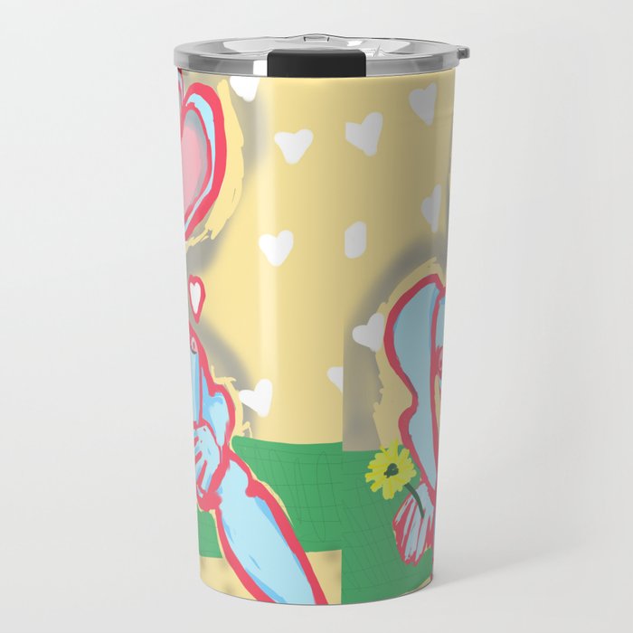 Furry Featuring Jam The Rabbit Travel Mug By Vincentchorabik Furry Featuring Jam The Rabbit Travel Mug