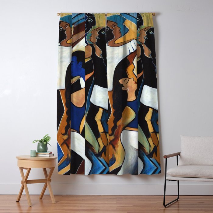 Dance With Me Blackout Curtain By Valvescovi Society6