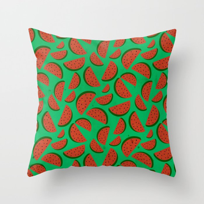 Watermelon Pattern Throw Pillow