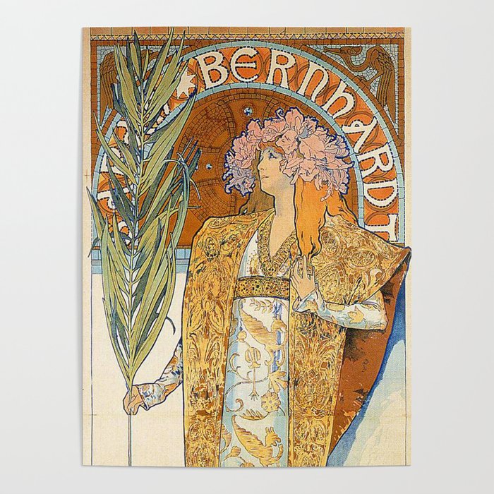Art Nouveau poster by Alphonse Mucha Poster