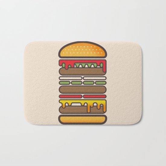 All On A Sesame Seed Bun Bath Mat