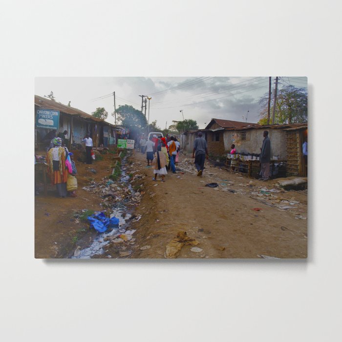 Kibera streets Metal Print