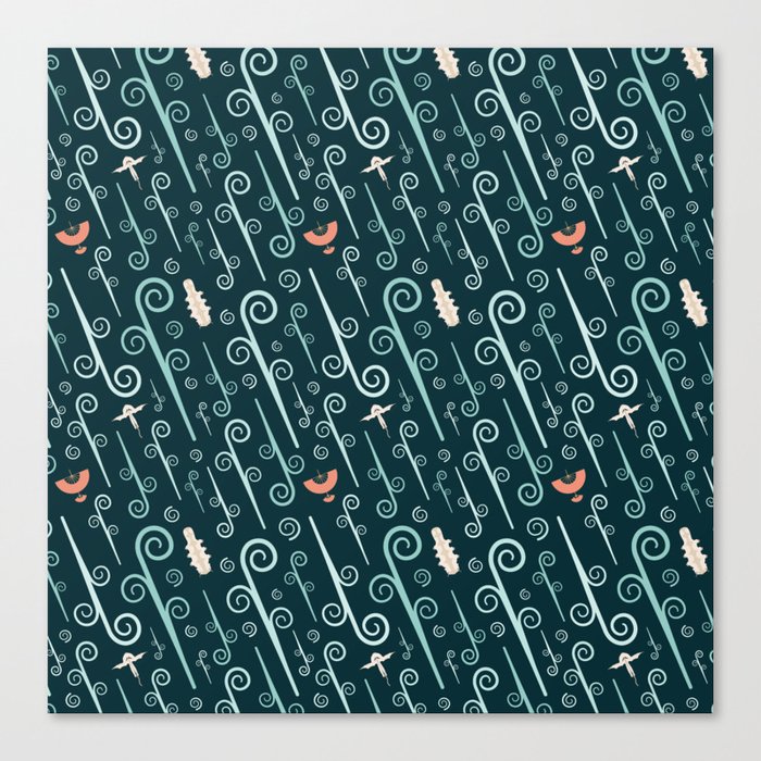 Avatar: The Last Airbender (Dark) Pattern Canvas Print