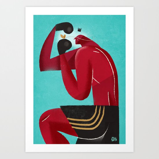 i protect you Art Print