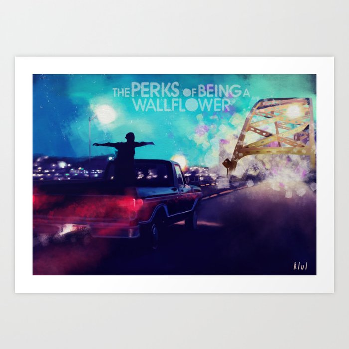 the perks of being a wallflower poster Art Print