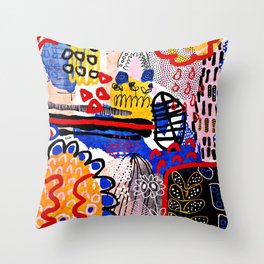 One on One Throw Pillow