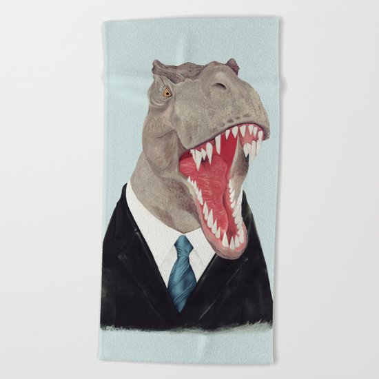 T. Rex - All Business Beach Towel