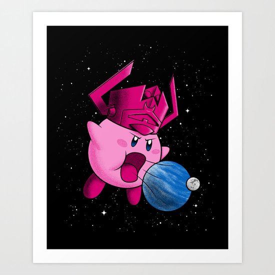 Inhaler of Worlds Art Print