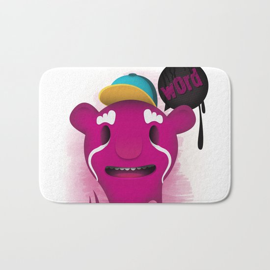 Word Up Bath Mat