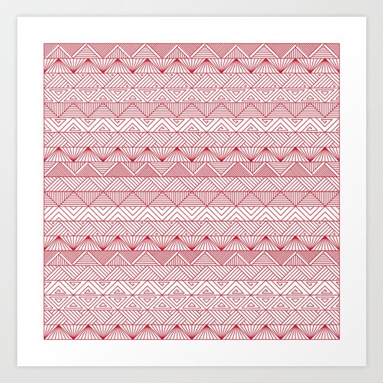 Triangle Trip Art Print