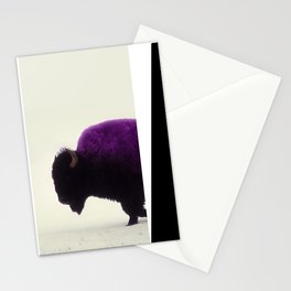 Purple Buffalo Stationery Card