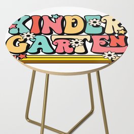 KIndergarten floral pen school design Side Table