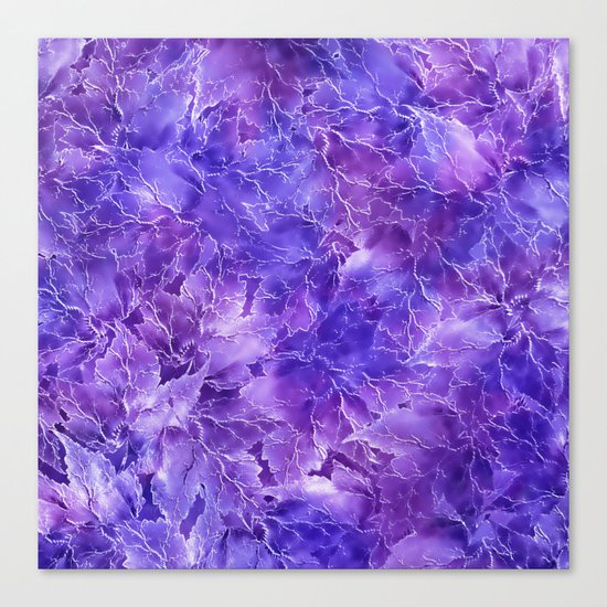 Frozen Leaves 20 Canvas Print