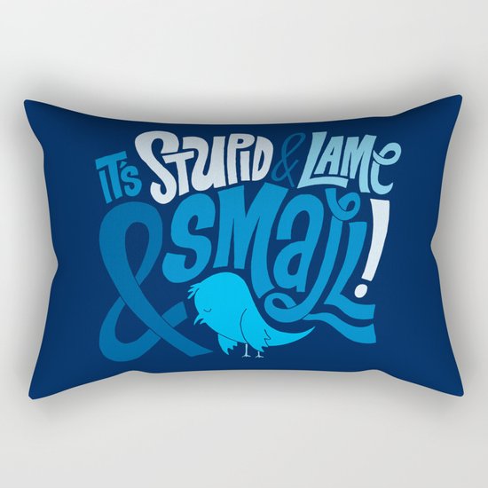 Stupid Twitter! Rectangular Pillow