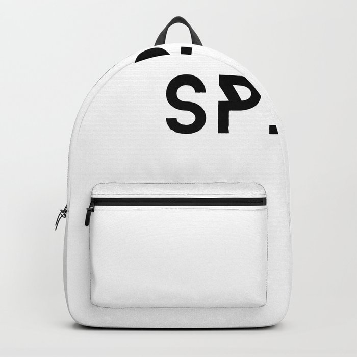 sport typography Backpack