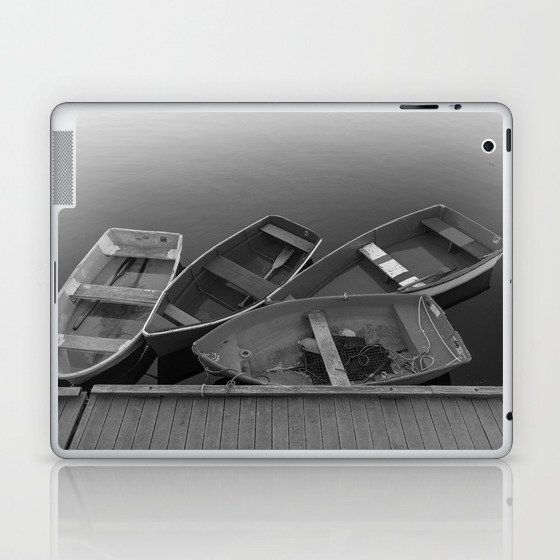 Four Skiffs B&W Laptop & iPad Skin