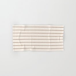 Classic Stripe (Vanilla Cocoa) Hand & Bath Towel