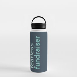 Fearless fundraiser water bottle // Navy + teal Water Bottle