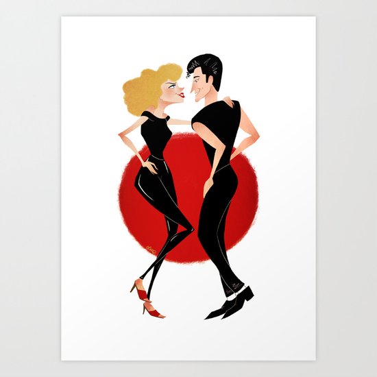 Grease Art Print