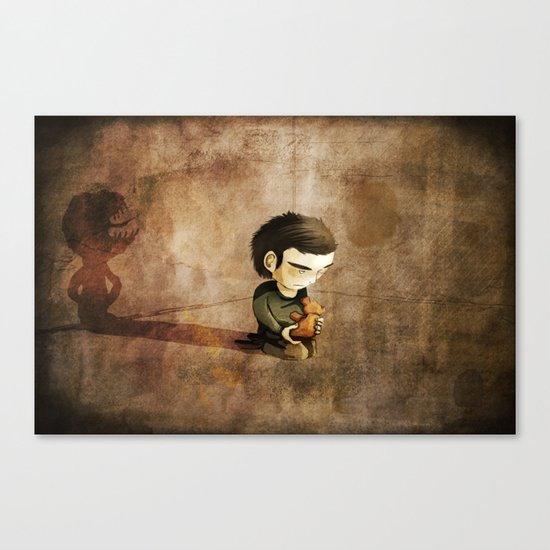 Shy Canvas Print