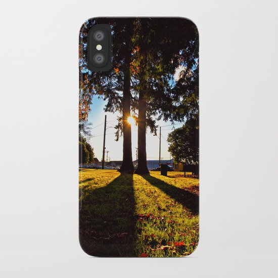 Autumn afternoon iPhone Case