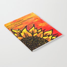 Sunflower Sunset Notebook