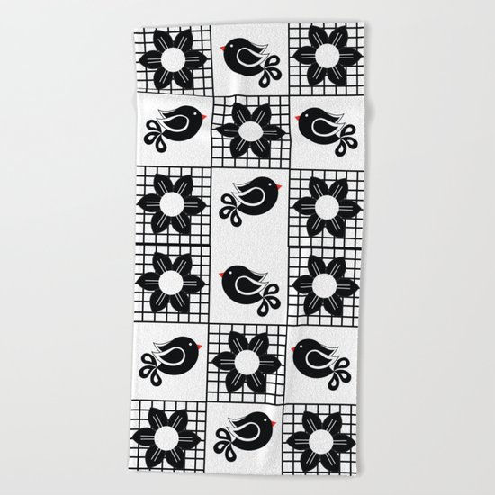 Pattern T Beach Towel