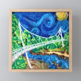 2016 Liberty Bridge Framed Mini Art Print