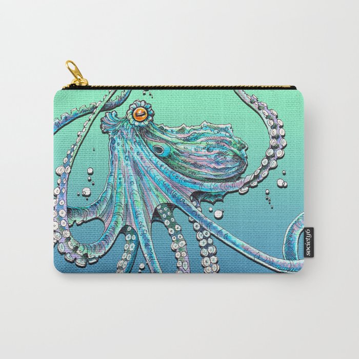 Drunk Octopus Carry-All Pouch