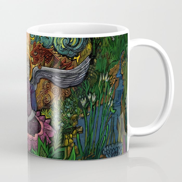 Meditation in the Garden Coffee Mug