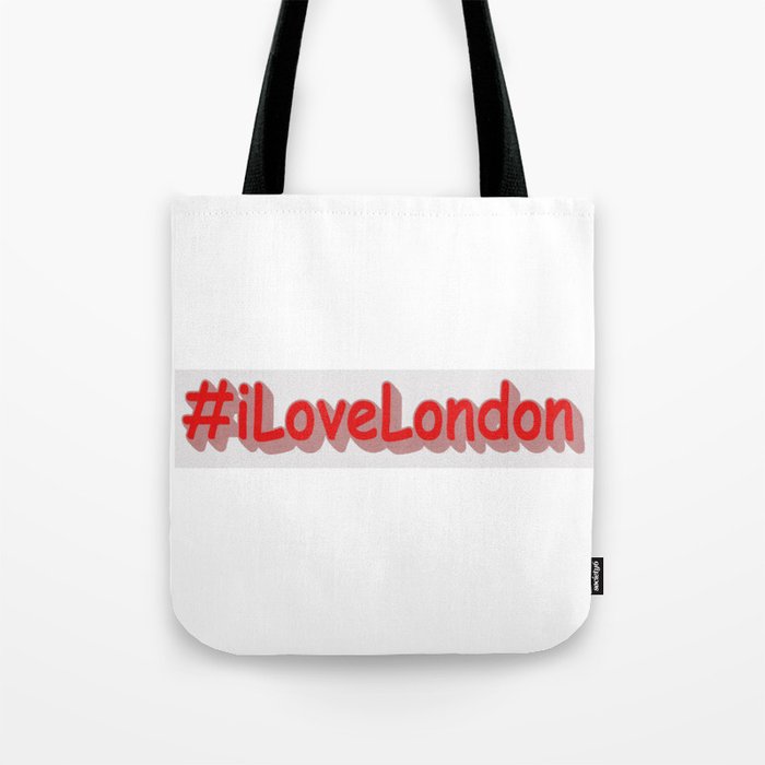 "#iLoveLondon" Cute Design. Buy Now Tote Bag