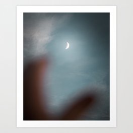 Reaching For The Moon Art Print