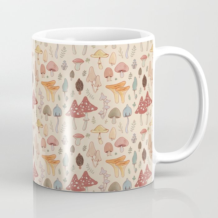 Mushroom Pattern Coffee Mug