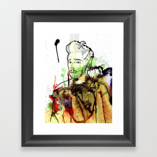 Life without freedom Framed Art Print