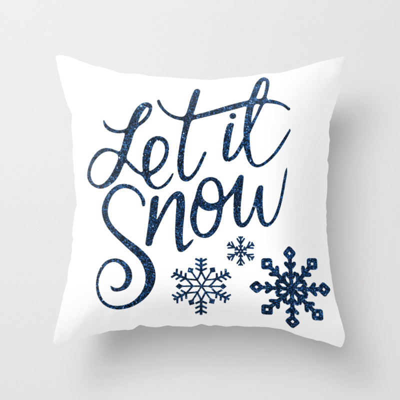 winter throw pillow covers