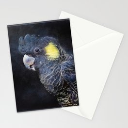 Black Cockatoo Stationery Card
