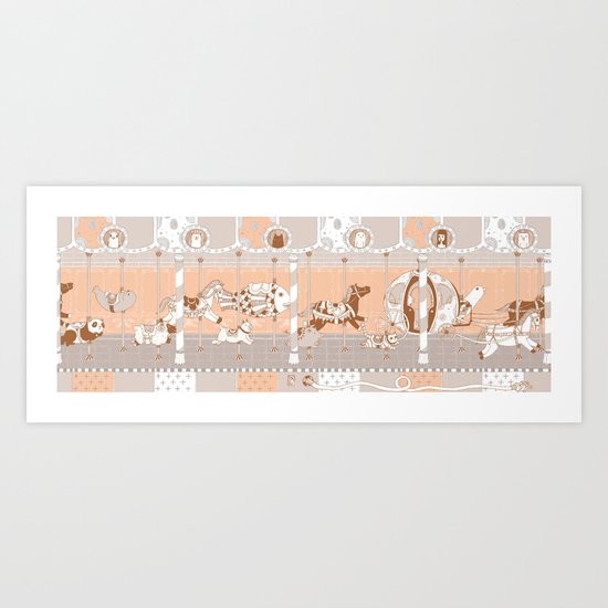 The Unpluged Amusement Park Art Print
