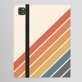 Arida -  70s Summer Style Retro Stripes iPad Folio Case