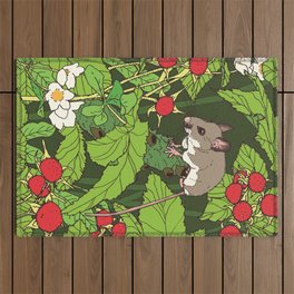Mouse & Thimbleberry Outdoor Rug