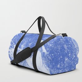 Indigo Watercolor Ocean Marble Meditation Duffle Bag