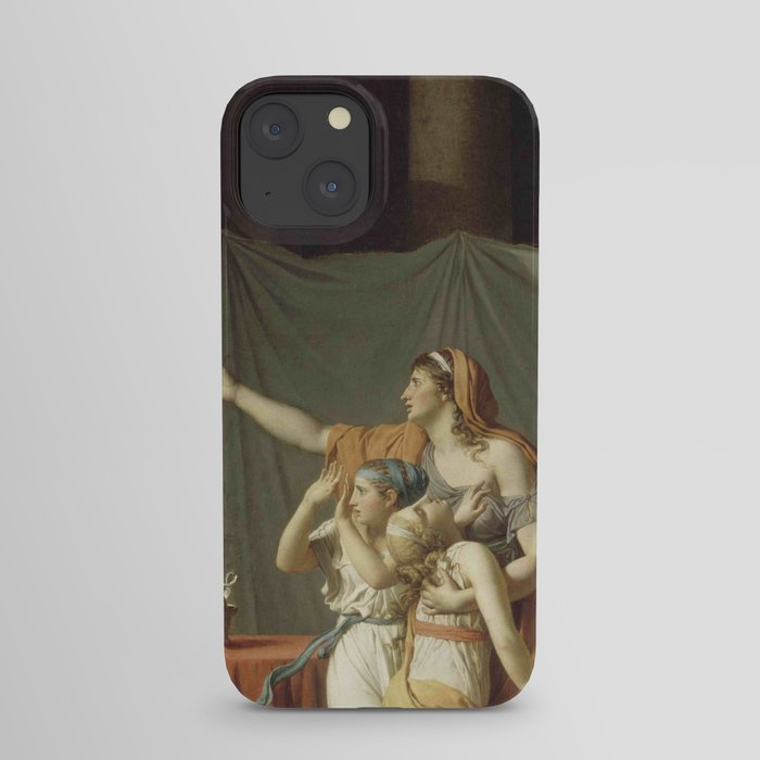 David, The Lictors Bring to Brutus the Bodies of His Sons iPhone Case
